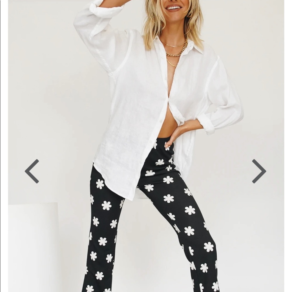VRG GRL Teach Peace Pants / black size xs - Picture 4 of 6